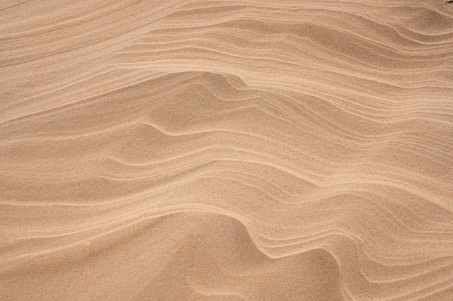 měkký písek